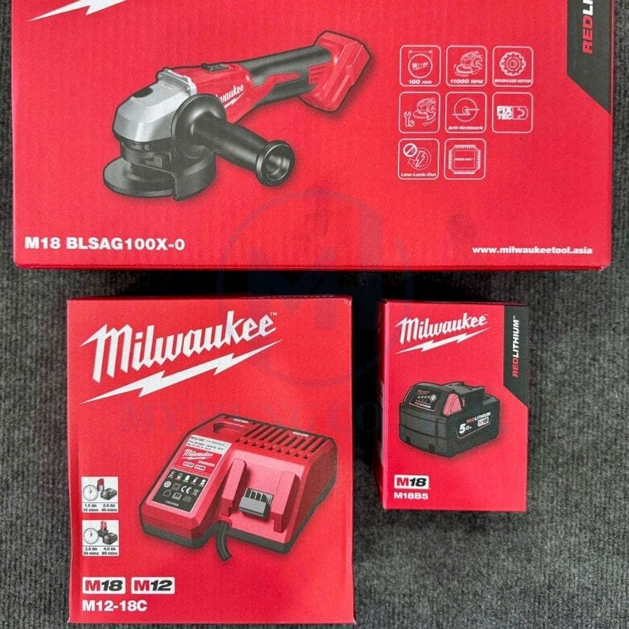 Combo máy mài góc Milwaukee M18 BLSAG100X-B1