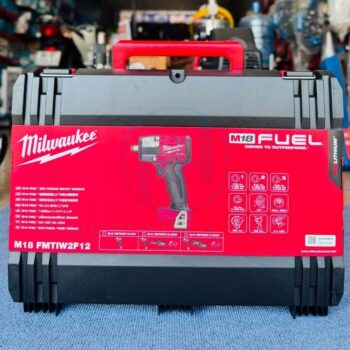 Hộp HD Box ngoại thất Milwaukee M18 FMTIW2F12 màu đen-đỏ in hình thân máy