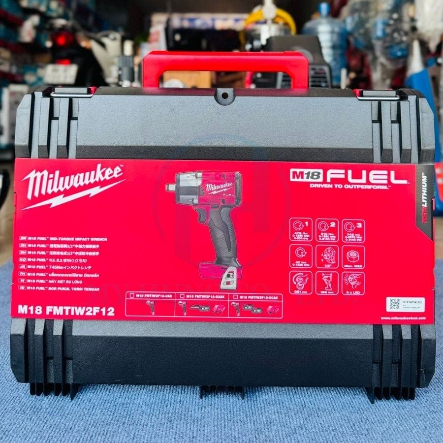 Máy siết bu lông Milwaukee M18 FMTIW2F12-0X0 FUEL™ ½ Mid-Torque