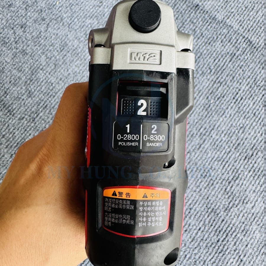 M12 BPS với chế độ dual mode control: đánh bóng và chà nhám