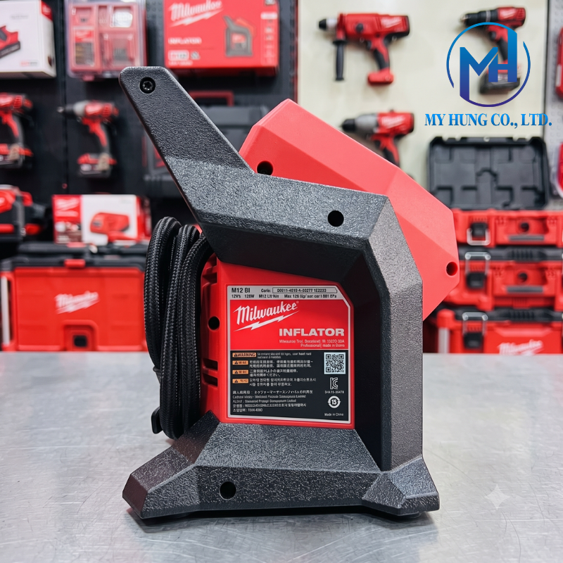 Máy bơm hơi Milwaukee M12 BI-0 ( Chưa Pin & Sạc ) - Ảnh 6