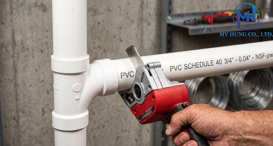 Máy cắt ống nhựa PEX / PVC Milwaukee C12 PPC-0 thiết kế nhỏ gọn dùng pin