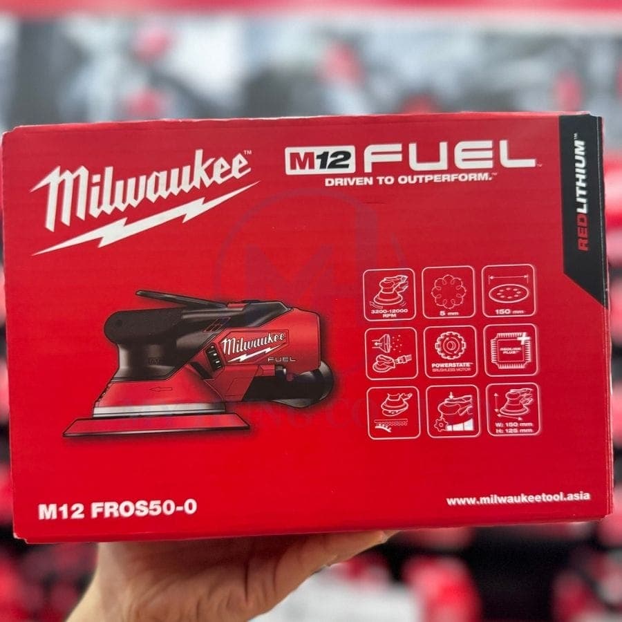 máy chà nhám milwaukee M12 FROS50-0X0 chính hãng