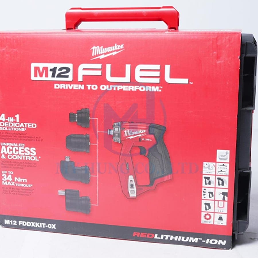 Máy khoan đa năng 4 đầu dùng pin Milwaukee M12 FDDXKIT-0X - Ảnh 4