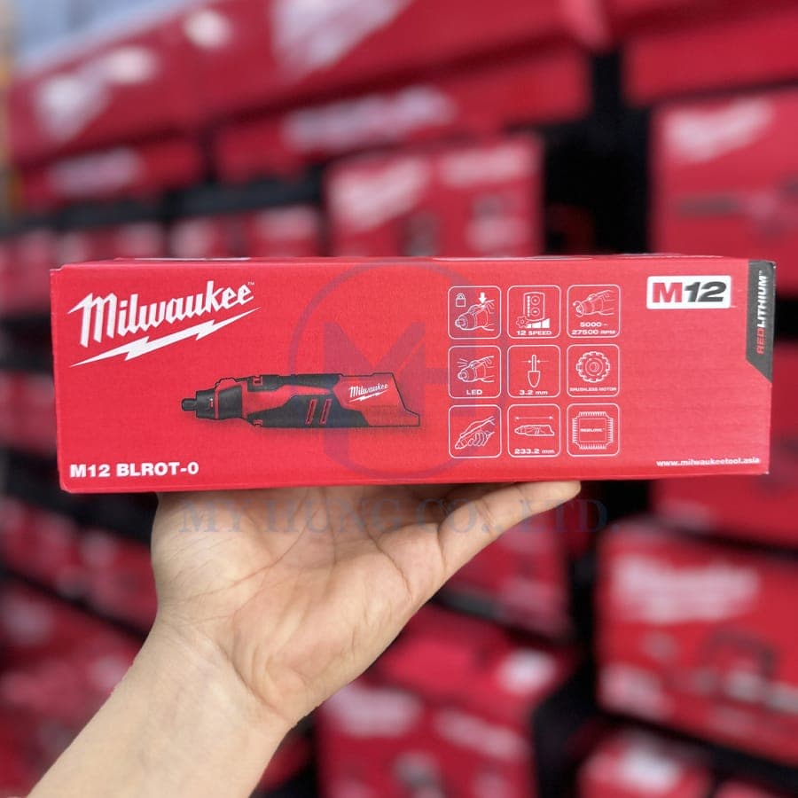 Milwaukee M12 BLROT chính hãng tại Mỹ Hưng Tools