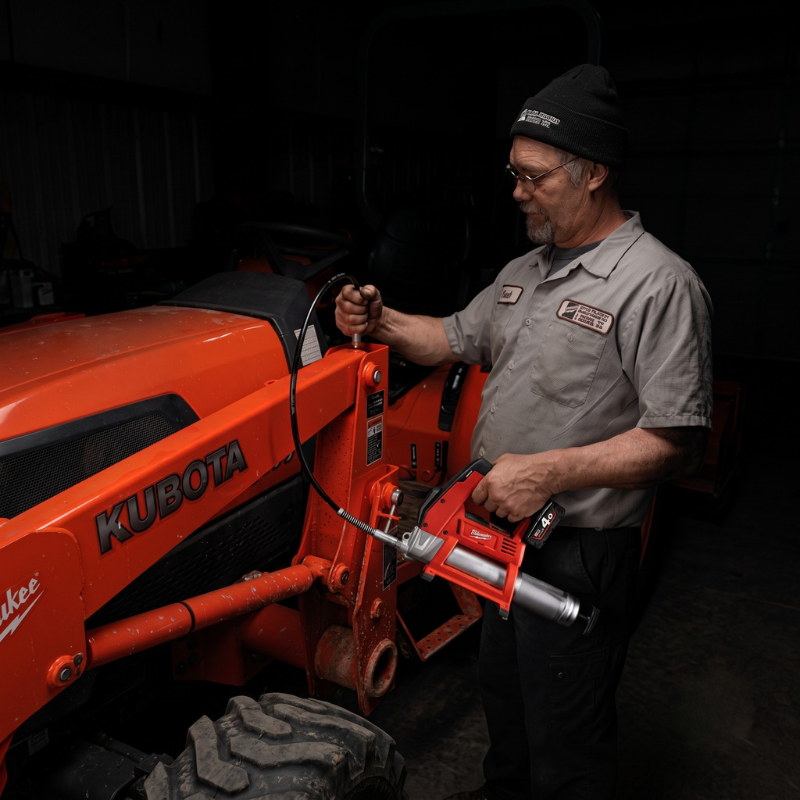 Máy tra mỡ Milwaukee M12 GG-0 (bare) - Ảnh 3