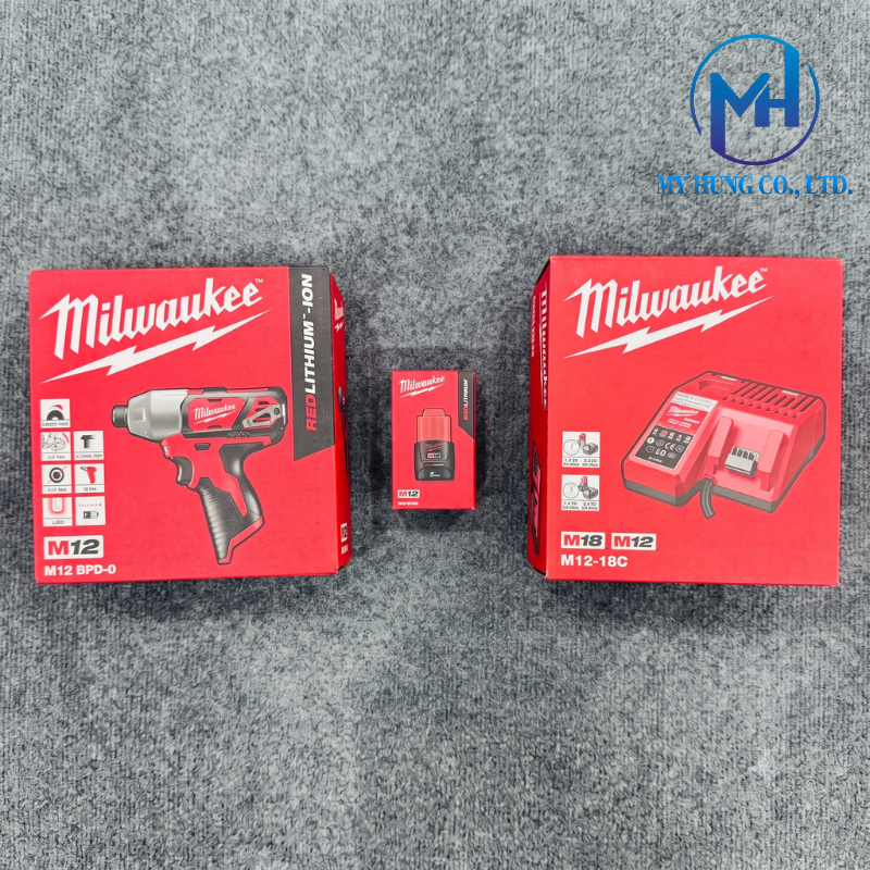 Máy vặn vít có chổi than cầm tay Milwaukee M12 BID-0 - Ảnh 2