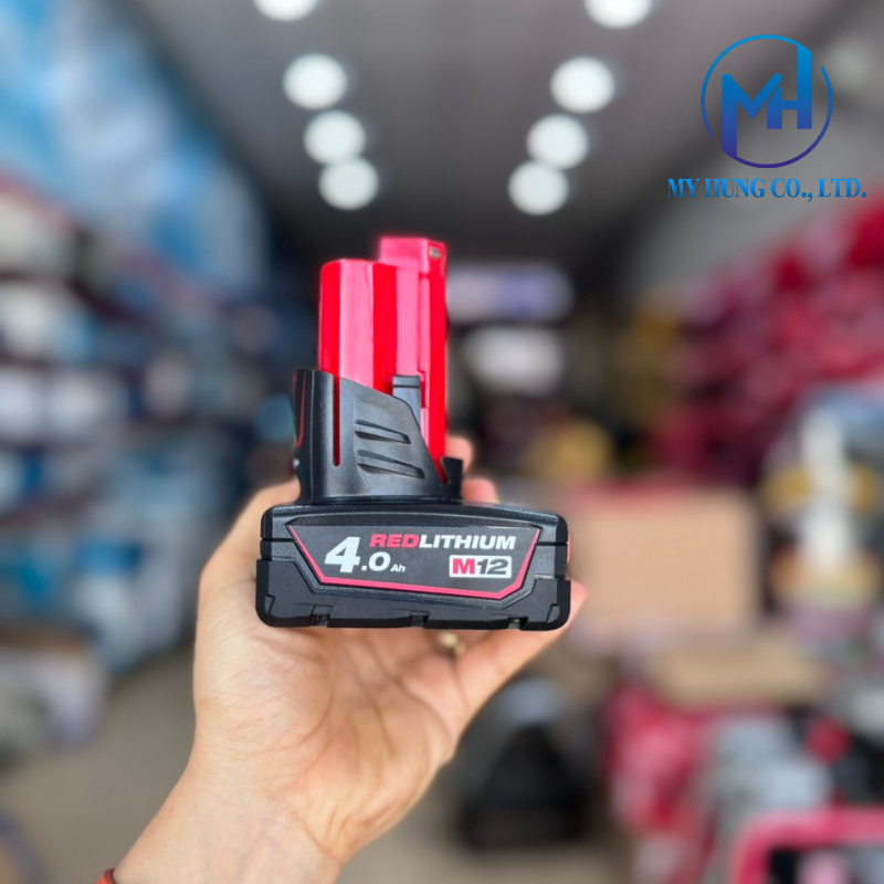 Pin Milwaukee 12V/4.0Ah REDLITHIUM-ION M12B4 - Ảnh 3