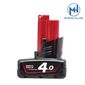 Pin Milwaukee 12V/4.0Ah REDLITHIUM-ION M12B4