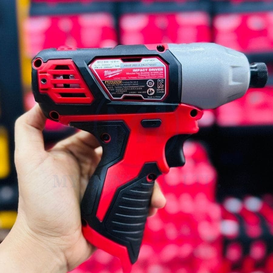 Máy bắn vít dùng pin 12V Milwaukee M12 BID-0, Mô-men xoắn 135 Nm, 2 cấp tốc độ, đầu ¼″ Hex