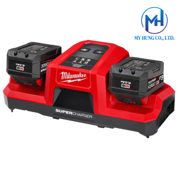 Alternative view of Trạm sạc siêu nhanh Milwaukee M18 DBSC 2 cổng 18V