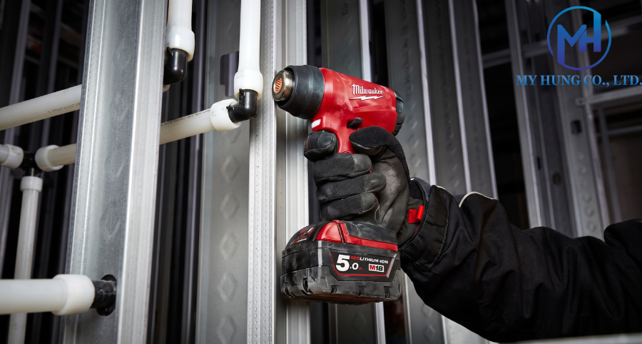 Máy thổi hơi nóng Milwaukee M18 BHG-0 bare chính hãng dùng pin 18V