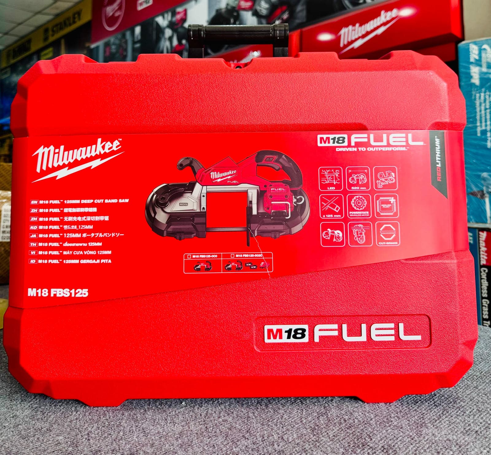 Máy cưa vòng dùng pin 18V Milwaukee M18 FBS125