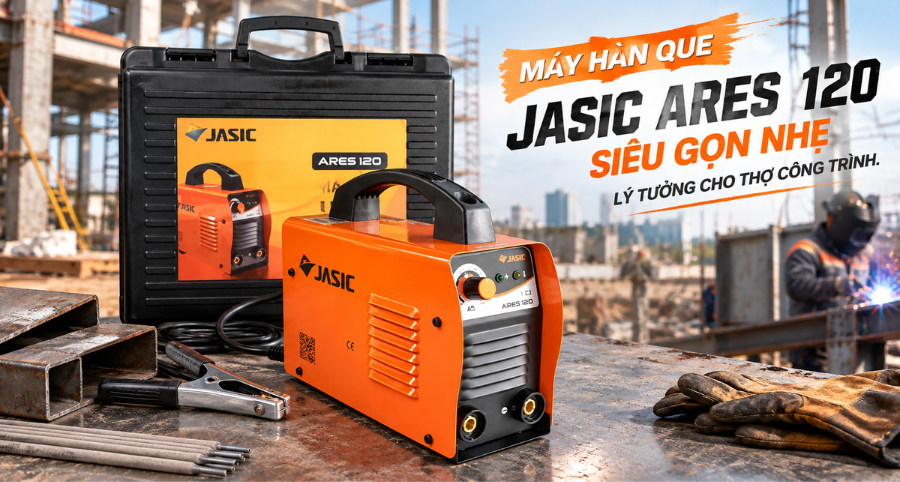 Máy hàn điện tử Jasic Ares 120 chính hãng