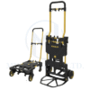 Xe đẩy hàng chuyển đổi 2-4 bánh Stanley FT585 Xe đẩy hàng chuyển đổi 2-4 bánh Stanley FT585 thuộc thương hiệu Stanley – nổi tiếng đến từ Hoa Kỳ, được thiết kế linh hoạt, bền bỉ và tiện lợi cho nhiều nhu cầu vận chuyển hàng hóa. Điểm nổi bật Chuyển đổi linh hoạt 2 bánh – 4 bánh: Chế độ 2 bánh: gọn nhẹ, dễ di chuyển như các mẫu FT502, FT516, FT520… Chế độ 4 bánh: phù hợp vận chuyển hàng hóa cồng kềnh, tiện lợi như các mẫu PC508, PC509, PC510… Bánh xe viền cao su: giúp di chuyển êm ái, nhẹ nhàng, không gây trầy xước nền nhà. Chất liệu cao cấp: Khung xe làm từ thép chuyên dụng siêu bền. Đế xe bằng nhựa Stanley đặc biệt, vừa nhẹ vừa chắc chắn. Thông số kỹ thuật Tải trọng: 70kg (chế độ 2 bánh). 137kg (chế độ 4 bánh). Kích thước: Dùng 2 bánh: 132 x 47 x 51 cm. Đế để hàng (2 bánh): 40 x 30 cm. Dùng 4 bánh: 103 x 118 x 51 cm. Kích thước gấp gọn: chỉ 63,5 x 38,5 x 5,5 cm – cực kỳ nhỏ gọn, dễ dàng cất trong ô tô, kho hoặc xưởng. Ưu điểm sử dụng Gấp gọn nhanh chóng, tiết kiệm diện tích. Đa năng, phù hợp cả nhu cầu vận chuyển hàng nhỏ gọn lẫn hàng hóa cồng kềnh. Thiết kế bền chắc, tuổi thọ cao, an toàn khi sử dụng. Sản phẩm Xe đẩy hàng chuyển đổi 2-4 bánh Stanley FT585 được phân phối chính hãng bởi DACS Việt Nam, cam kết chất lượng và độ bền vượt trội.