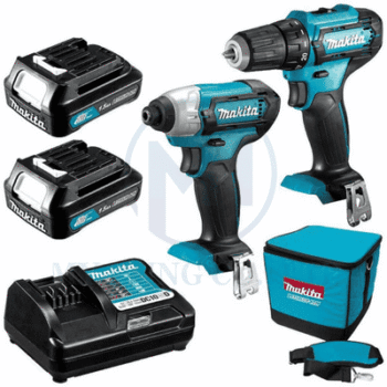 Bộ Sản Phẩm(DF333D+TM30D+BL1016*2+DC10SB+Bộ Phụ Kiện Máy Đăng+Túi Xách)(12V Max) Makita CLX225SX1