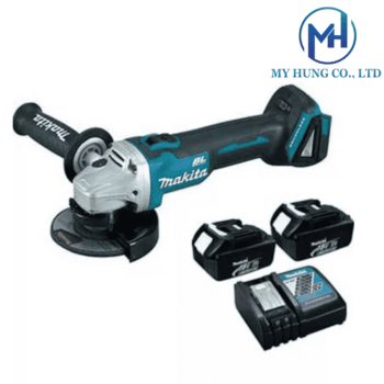 Máy mài góc dùng pin (100mm/công tắc bóp/BL)(18V) Makita DGA408RTJ1