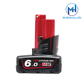 Pin Milwaukee 12V/6.0Ah REDLITHIUM-ION M12B6