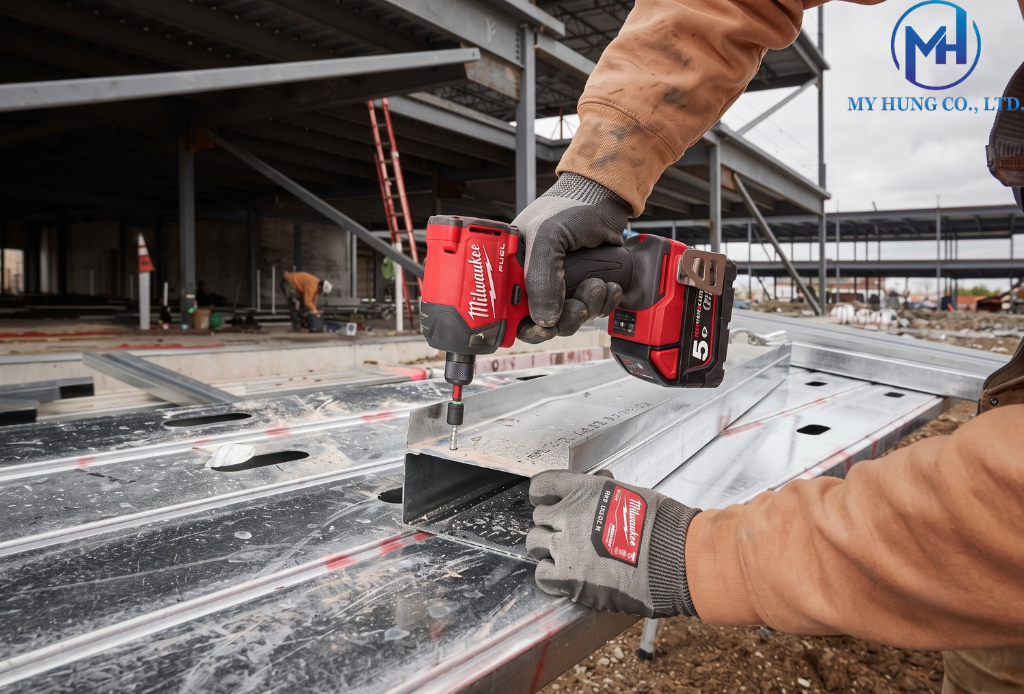 Ứng dụng thiết bị Milwaukee chính hãng đa dạng từ công trình dự án đến xưởng dân dụng