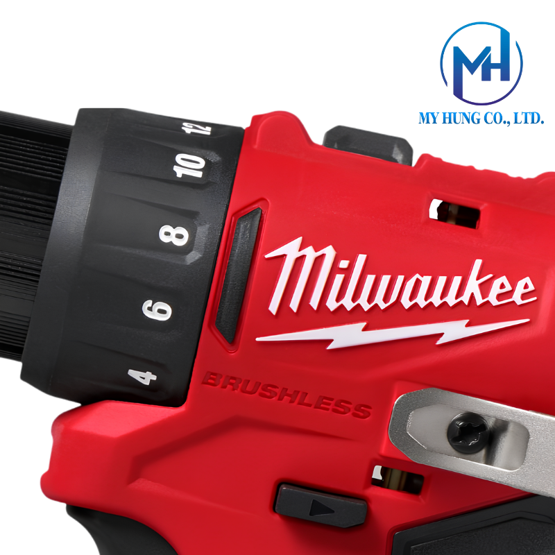 Máy khoan vặn vít không chổi than Milwaukee M12 BLDDRC-0 - Ảnh 3