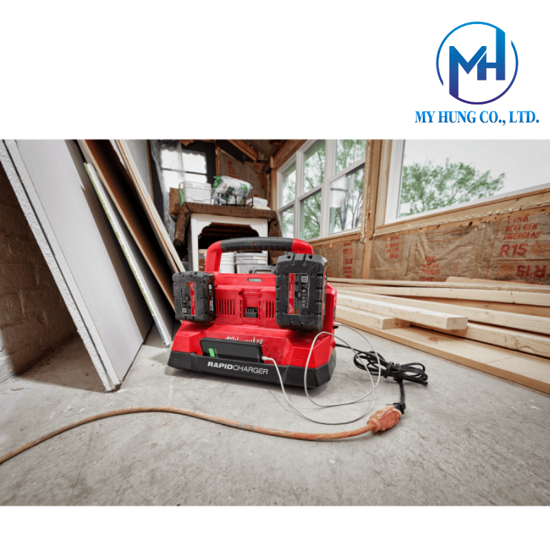 Trạm sạc nhanh 6 cổng Milwaukee M18 PC6 - Ảnh 2