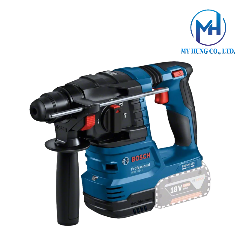 Máy khoan búa dùng pin Bosch GBH 185-LI (2 pin)