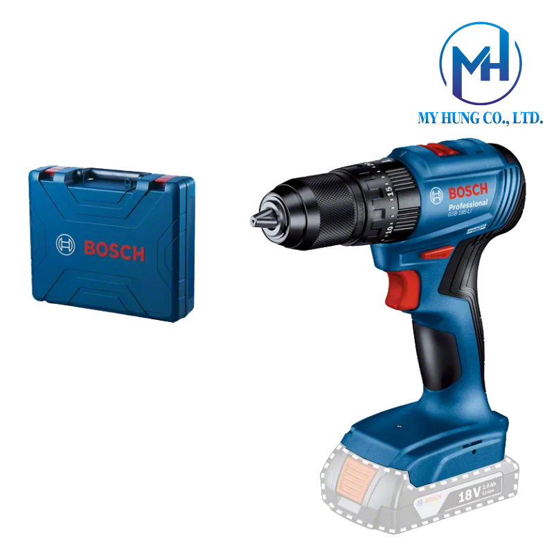Máy khoan vặn vít pin Bosch GSB 185-LI (SOLO) - Ảnh 2