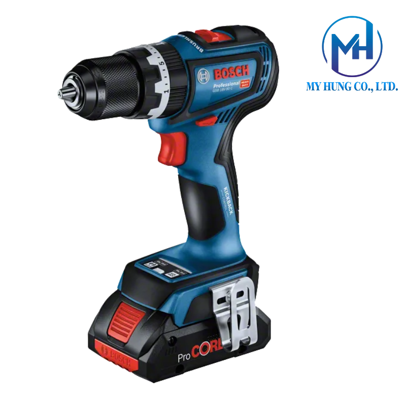 Máy khoan vặn vít pin Bosch GSB 18V-90 C (SOLO)