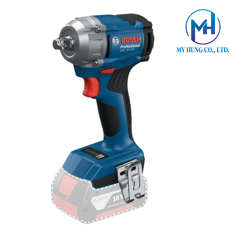 Máy siết ốc dùng pin Bosch GDS 18V-350 (2 pin)